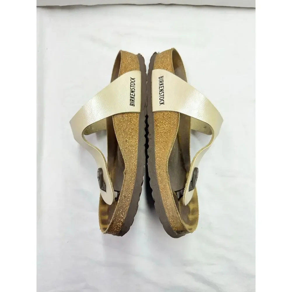 Birkenstock  thong sandals  women’s size 36/230LS 5/5.5 color beige have a flaw - Picture 10 of 13